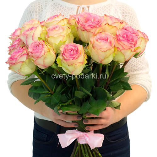 Букет 25 элитных роз «Esperanse»  